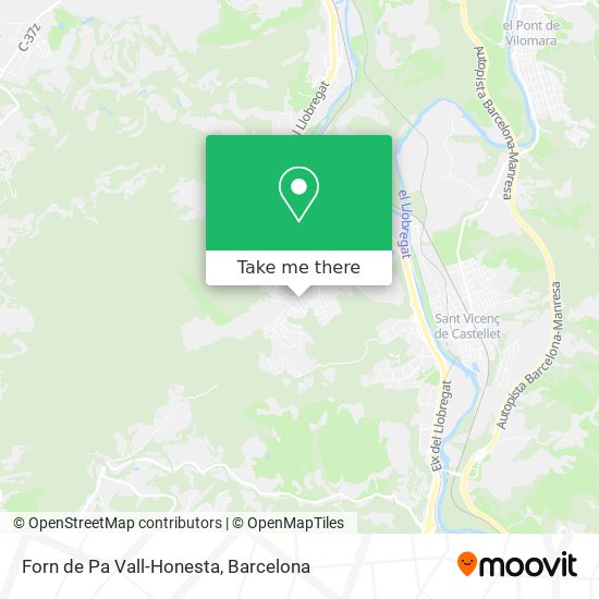 Forn de Pa Vall-Honesta map