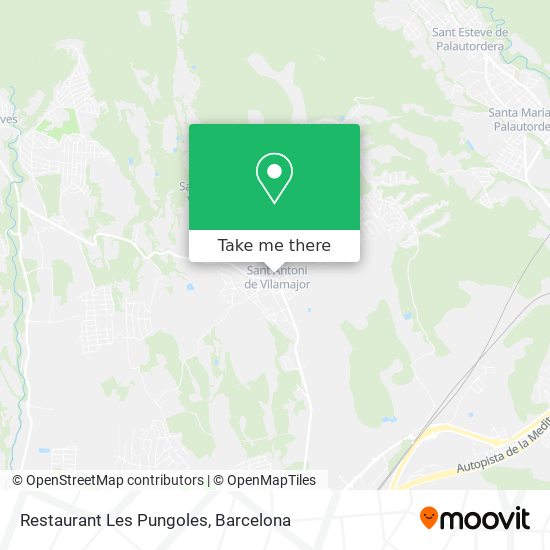 Restaurant Les Pungoles map