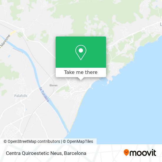 Centra Quiroestetic Neus map