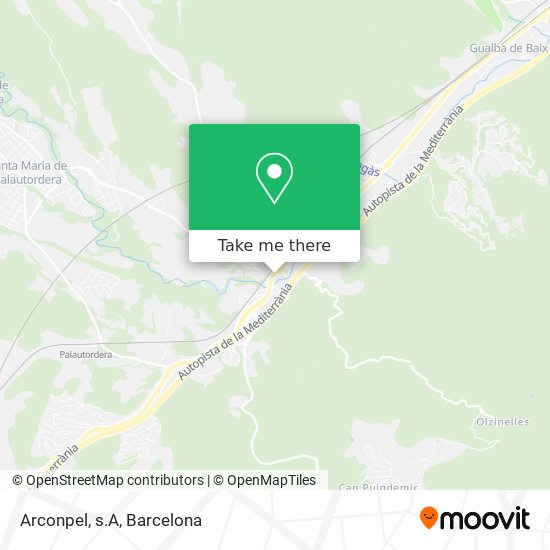 Arconpel, s.A map