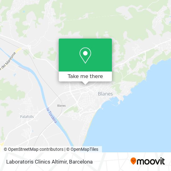 Laboratoris Clinics Altimir map