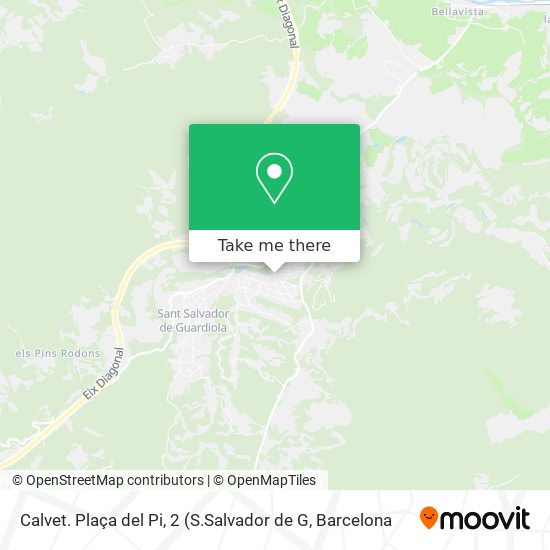 Calvet. Plaça del Pi, 2 map