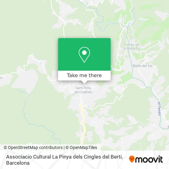 Associacio Cultural La Pinya dels Cingles del Berti map