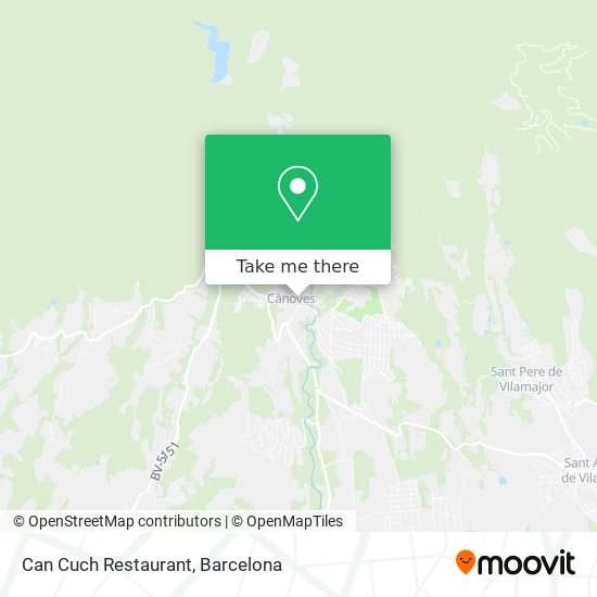 mapa Can Cuch Restaurant