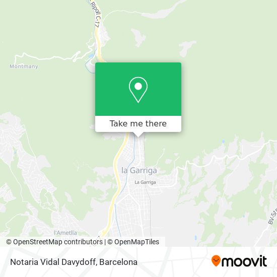 Notaria Vidal Davydoff map