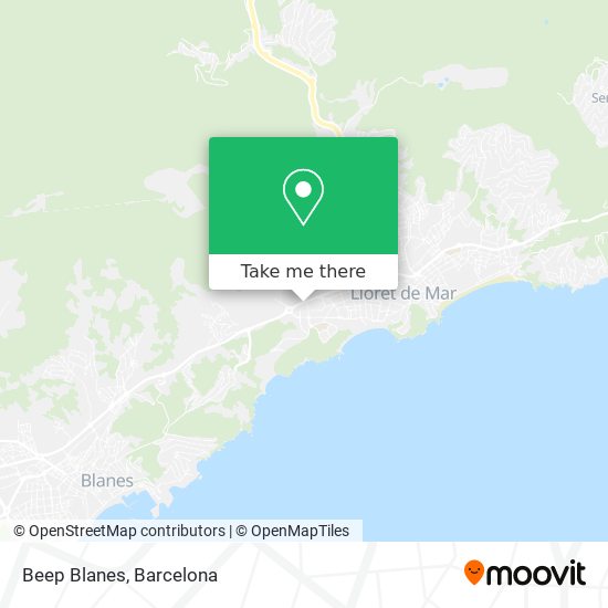 Beep Blanes map