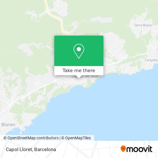 Capol Lloret map