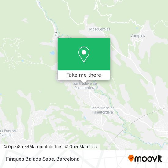 Finques Balada Sabé map