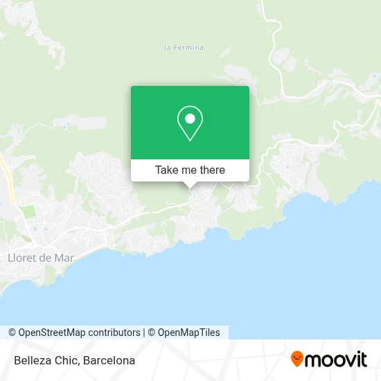 Belleza Chic map
