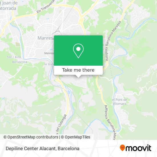 Depiline Center Alacant map