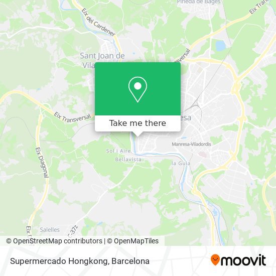 Supermercado Hongkong map