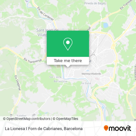 La Lionesa I Forn de Cabrianes map