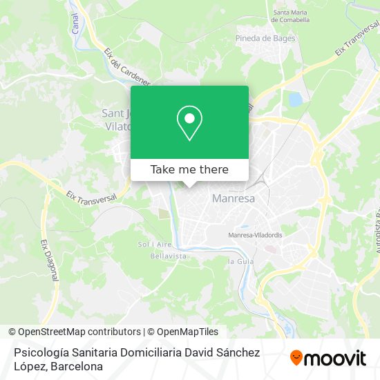 Psicología Sanitaria Domiciliaria David Sánchez López map