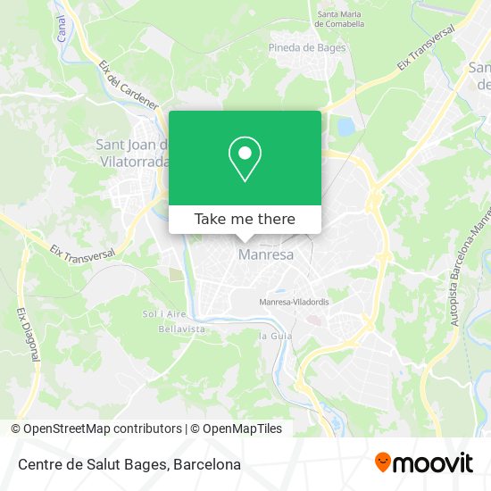 Centre de Salut Bages map