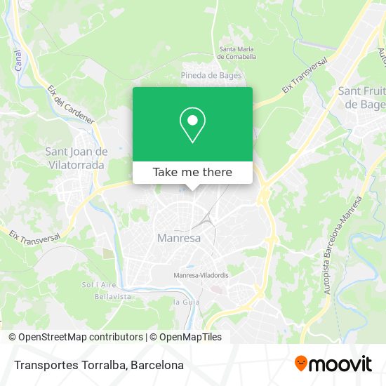 Transportes Torralba map