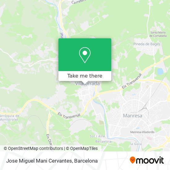 Jose Miguel Mani Cervantes map