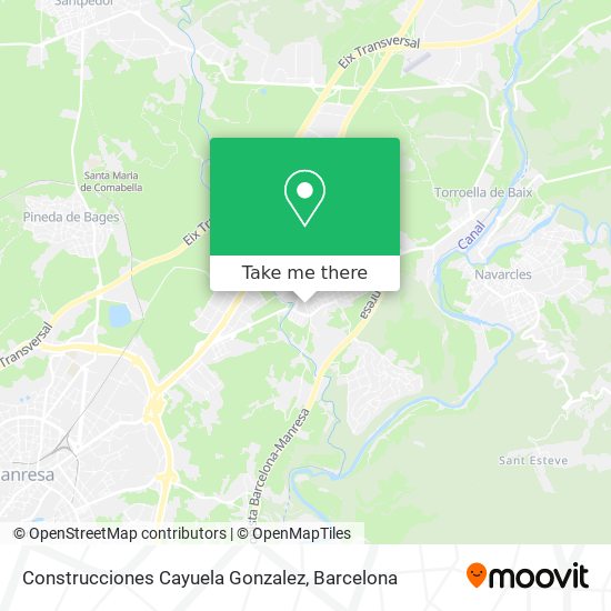 Construcciones Cayuela Gonzalez map