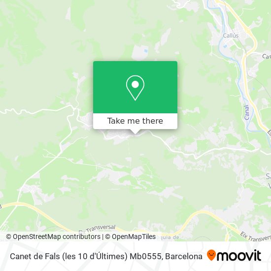 Canet de Fals (les 10 d'Últimes) Mb0555 map