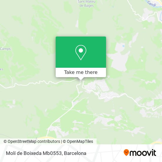 Molí de Boixeda Mb0553 map