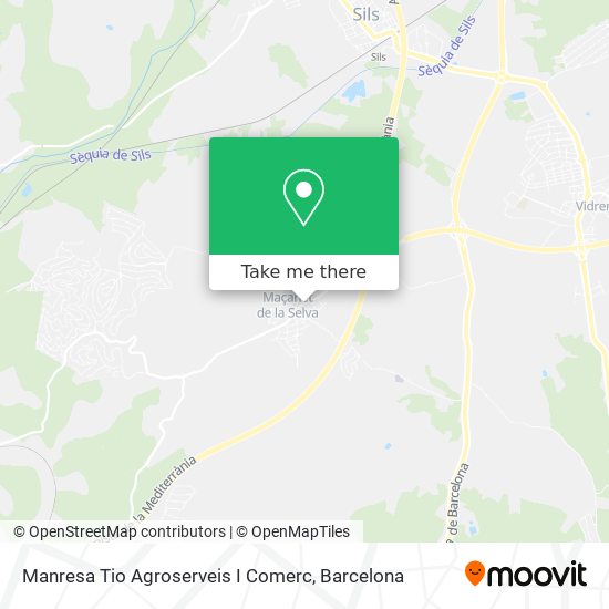 Manresa Tio Agroserveis I Comerc map