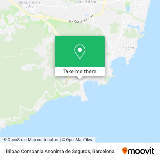 mapa Bilbao Compañia Anonima de Seguros