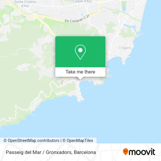 Passeig del Mar / Gronxadors map