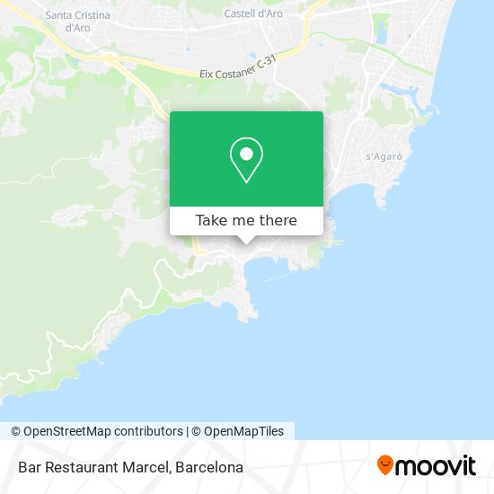Bar Restaurant Marcel map
