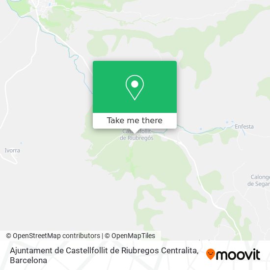 Ajuntament de Castellfollit de Riubregos Centralita map