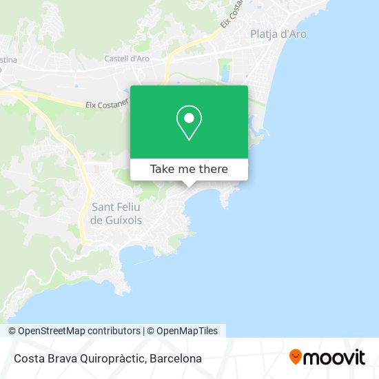 mapa Costa Brava Quiropràctic