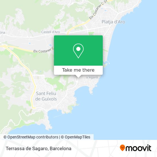 mapa Terrassa de Sagaro