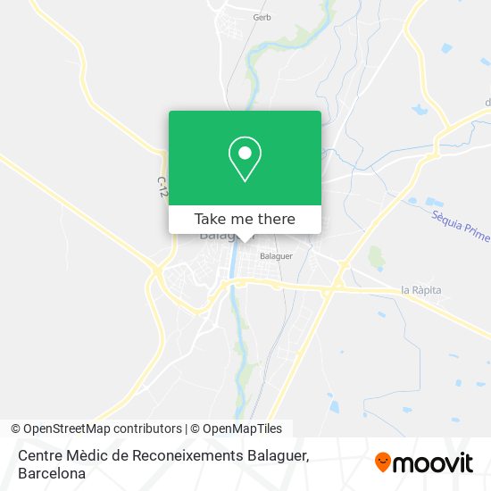Centre Mèdic de Reconeixements Balaguer map