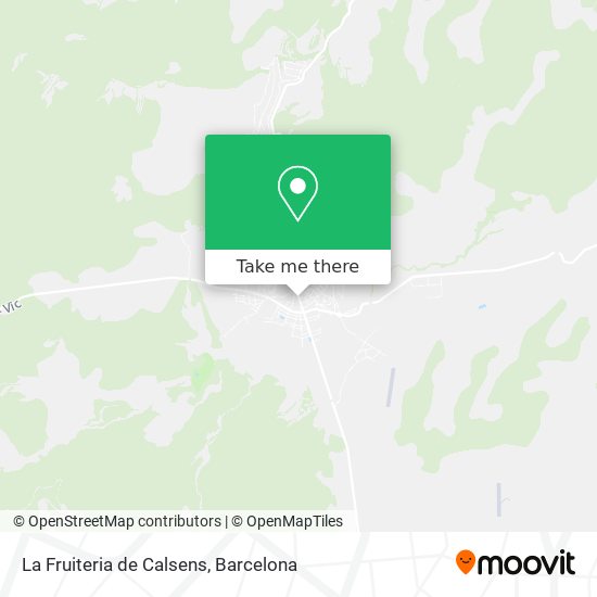 La Fruiteria de Calsens map