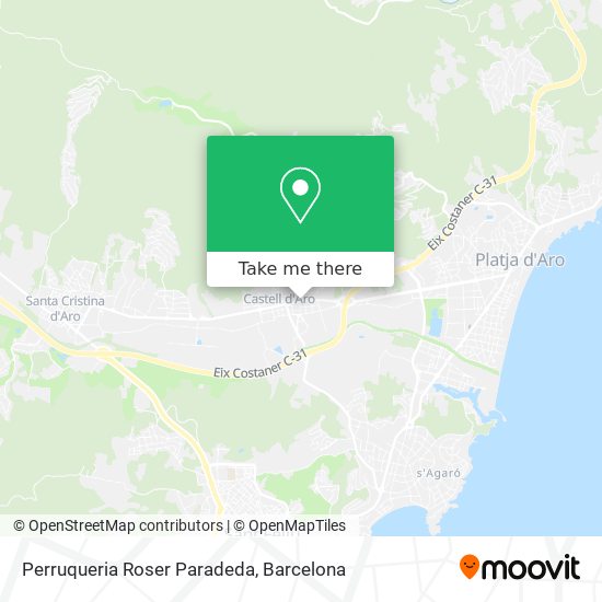 Perruqueria Roser Paradeda map