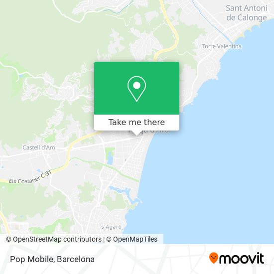 Pop Mobile map