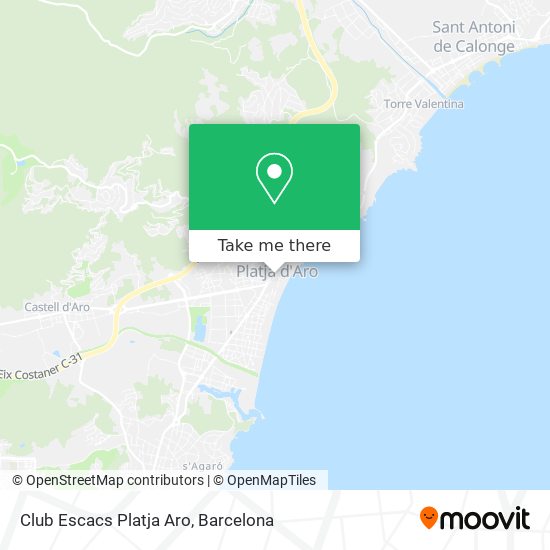 Club Escacs Platja Aro map