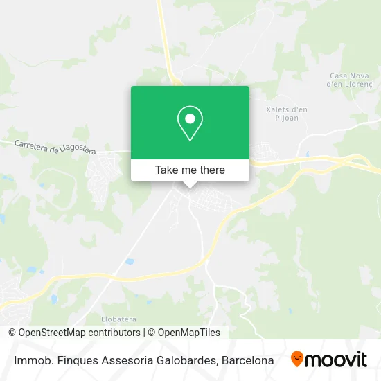 Immob. Finques Assesoria Galobardes map