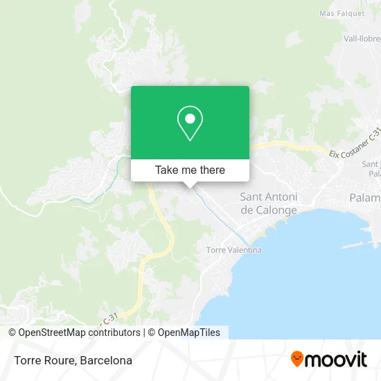 Torre Roure map