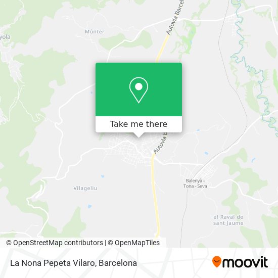 La Nona Pepeta Vilaro map