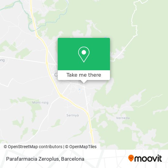 Parafarmacia Zeroplus map