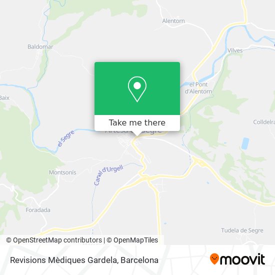 Revisions Mèdiques Gardela map