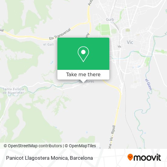 Panicot Llagostera Monica map