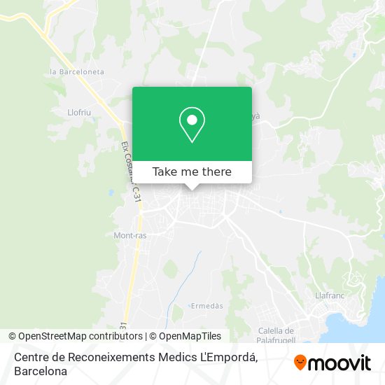 Centre de Reconeixements Medics L'Empordá map