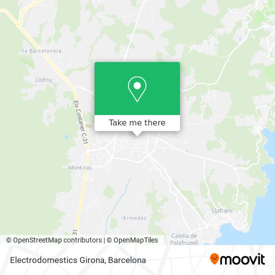 Electrodomestics Girona map