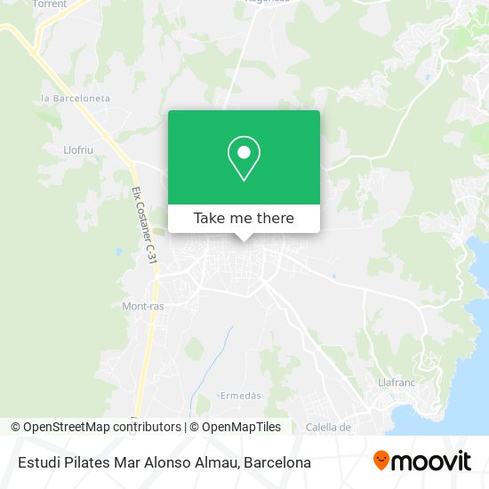 Estudi Pilates Mar Alonso Almau map