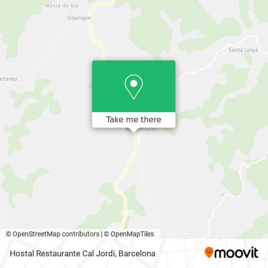 Hostal Restaurante Cal Jordi map