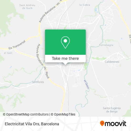 Electricitat Vila Ors map