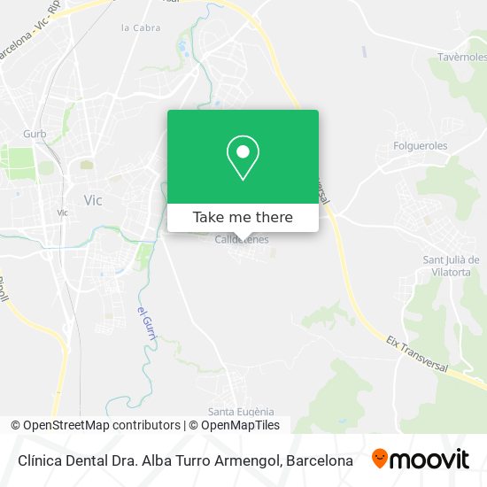 Clínica Dental Dra. Alba Turro Armengol map