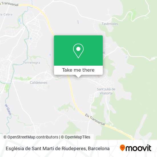 Església de Sant Marti de Riudeperes map