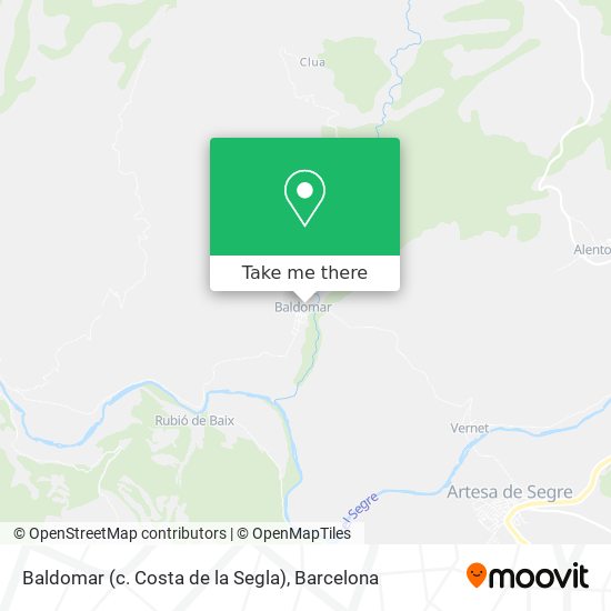 Baldomar (c. Costa de la Segla) map