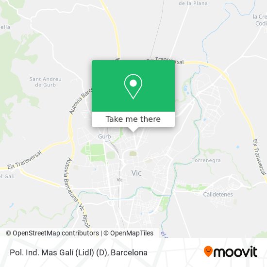 Pol. Ind. Mas Galí (Lidl) (D) map